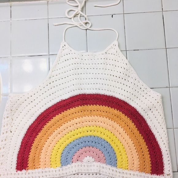 American Eagle Outfitters Tops - American Eagle 🦅 crochet 🧶 halter